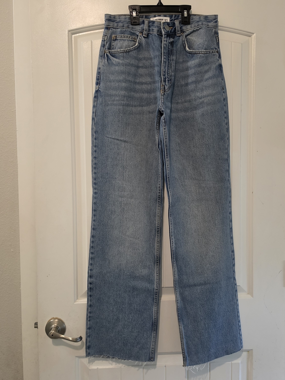 Pull&Bear Classic Light Blue Wide-Leg Jeans Size 4